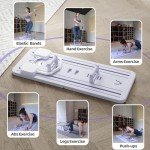 Versatile Ab Board with Resistance Bands & Foam Mat