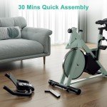 Adjustable Spin Bike with LCD Display and Resistance