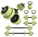 4-in-1 Adjustable Dumbbell and Kettlebell Set