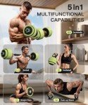 4-in-1 Adjustable Dumbbell and Kettlebell Set
