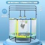 Kids 5ft Indoor/Outdoor Toddler Trampoline with Enclosure