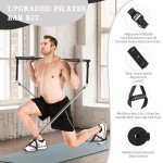 Pilates Bar Kit with Resistance Bands for Home