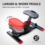 Leikefitness Mini Stair Stepper with Resistance Bands