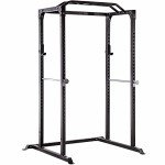 Power Rack Squat Cage with Dual Pulley System