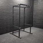 Power Rack Squat Cage with Dual Pulley System