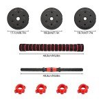 Adjustable 20KG Dumbbell Barbell Set for All