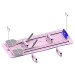 Adjustable Pilates Reformer Set for Home Fitness