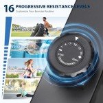 Quiet Magnetic Elliptical Cross Trainer with LCD Monitor