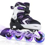 Light-Up Adjustable Inline Skates for Girls
