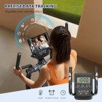 Quiet Magnetic Elliptical Cross Trainer with LCD Monitor