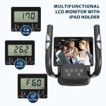 Quiet Magnetic Elliptical Cross Trainer with LCD Monitor