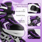 Light-Up Adjustable Inline Skates for Girls