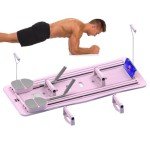 Adjustable Pilates Reformer Set for Home Fitness