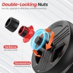 Adjustable 55lbs Dumbbell Set for Home Fitness