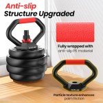 Adjustable 55lbs Dumbbell Set for Home Fitness