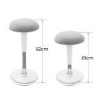 FLEXISPOT Height-Adjustable Wobble Stool for Active Sitting