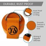 Extra Long Organic Cotton Yoga Strap - Saffron