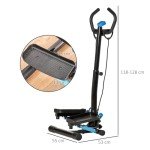 Adjustable Twist Stepper with LCD Screen for Home Gym