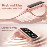 FITVII Slim Fitness Tracker: Heart Rate, Oxygen & More