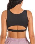 Betaven Women's Push-Up Sports Bra - Black