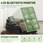 Kitopa Foldable Oak Water Rowing Machine with Bluetooth