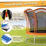 SPOTRAVEL 10FT Outdoor Trampoline with Safety Net