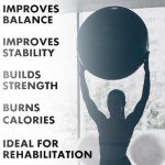 GEEZY Extra Thick 55cm Yoga & Fitness Ball