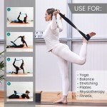 Extra Long Organic Cotton Yoga Strap - Navy