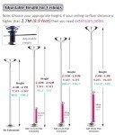 Adjustable Home Dance Pole for Fitness Fun