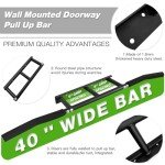 ATENTO Doorway Pull Up Bar - Multi-Grip Strength