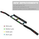 ATENTO Doorway Pull Up Bar - Multi-Grip Strength