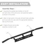 ATENTO Doorway Pull Up Bar - Multi-Grip Strength