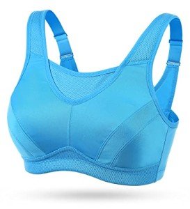 WingsLove Women's High Impact Wirefree Sports Bra