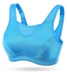 WingsLove Women's High Impact Wirefree Sports Bra