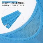 WingsLove Women's High Impact Wirefree Sports Bra