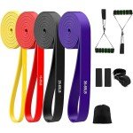4-Piece Resistance Bands Set for All Fitness Levels