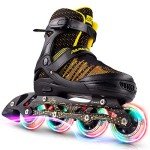 Light Up Adjustable Inline Skates for Kids