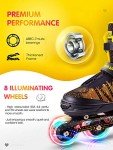 Light Up Adjustable Inline Skates for Kids