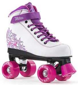 SFR Vision II White/Purple Quad Roller Skates