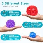 Spiky Massage Balls Set for Pain Relief