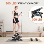 Mini Stepper Machine with Resistance Bands and Monitor