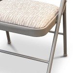 Folding Back Rest Chair with Heavy Duty Frame