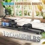 VOWVIT Folding Rowing Machine with Bluetooth Monitor