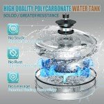 VOWVIT Folding Rowing Machine with Bluetooth Monitor