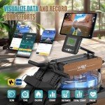 VOWVIT Folding Rowing Machine with Bluetooth Monitor