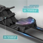 VOWVIT Folding Rowing Machine with Bluetooth Monitor