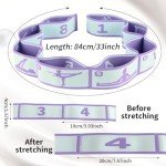 Multi-Loop Yoga Strap for Stretching and Flexibility