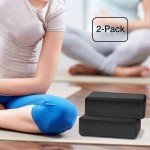 High Density EVA Foam Yoga Blocks - 2 Pack