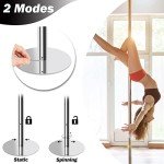 Adjustable Dance Pole - Static & Rotating 200kg