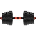 Adjustable Dumbbell Set with Barbell for Home Fitness